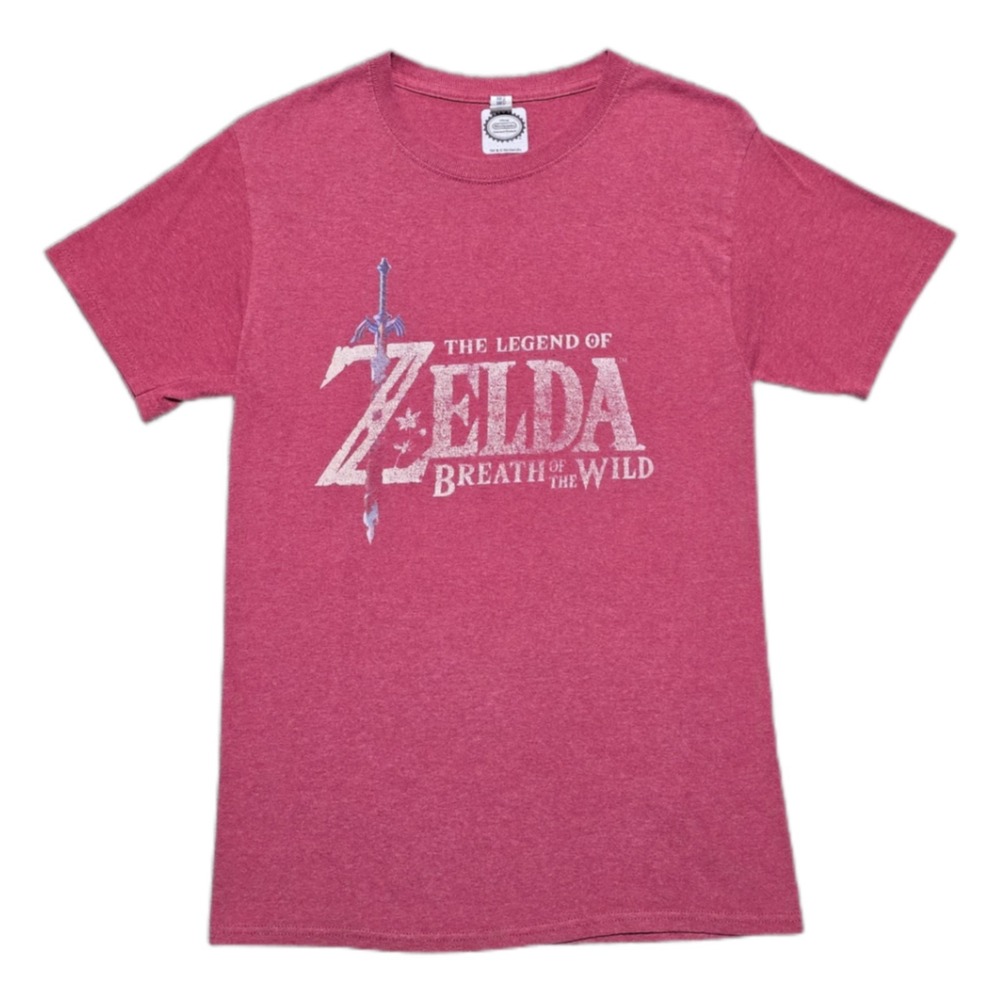 Vintage‎ Y2K Legend of Zelda T-shirt S Breath Of The Wild Official Nintendo Logo